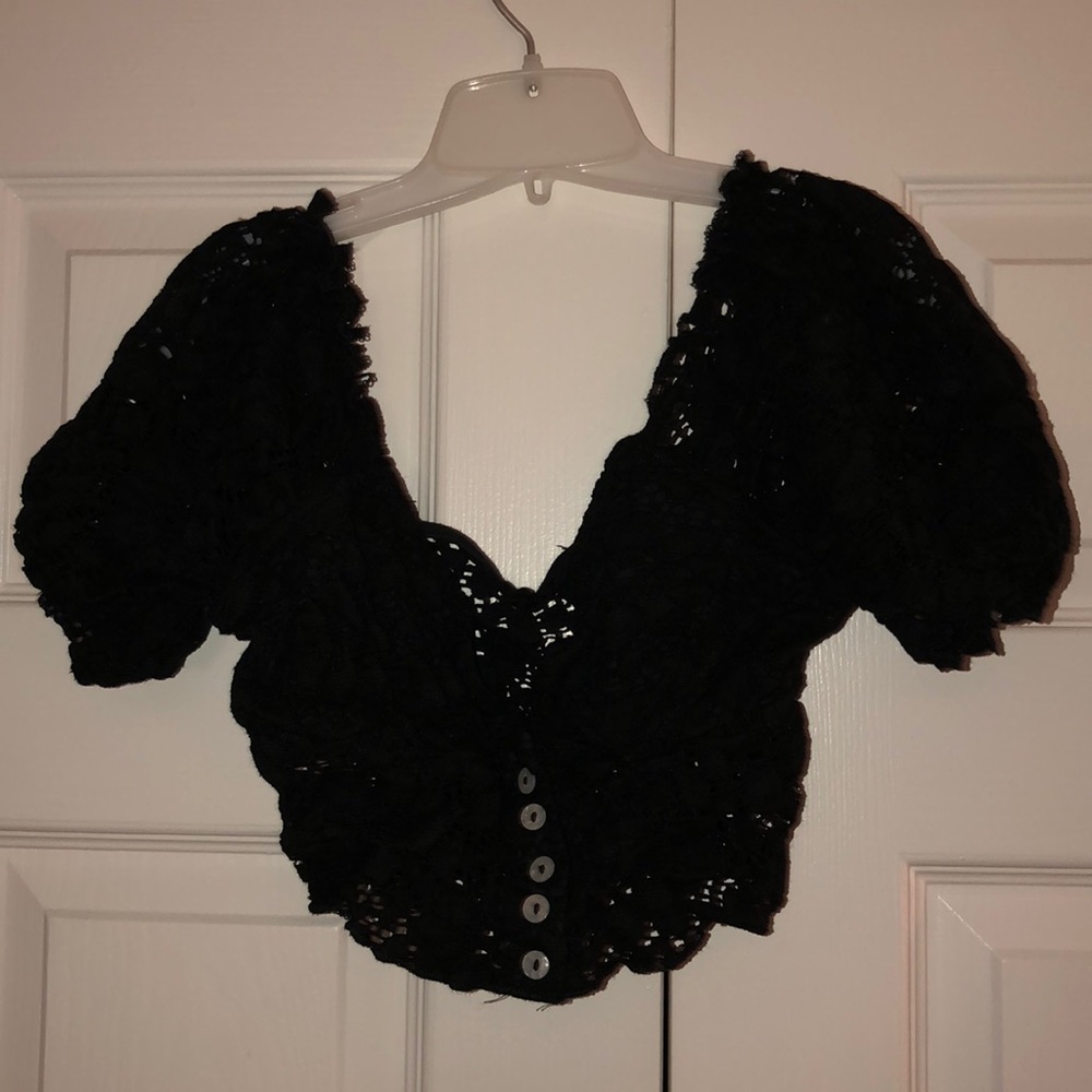 Urban Outfitters lace crop top